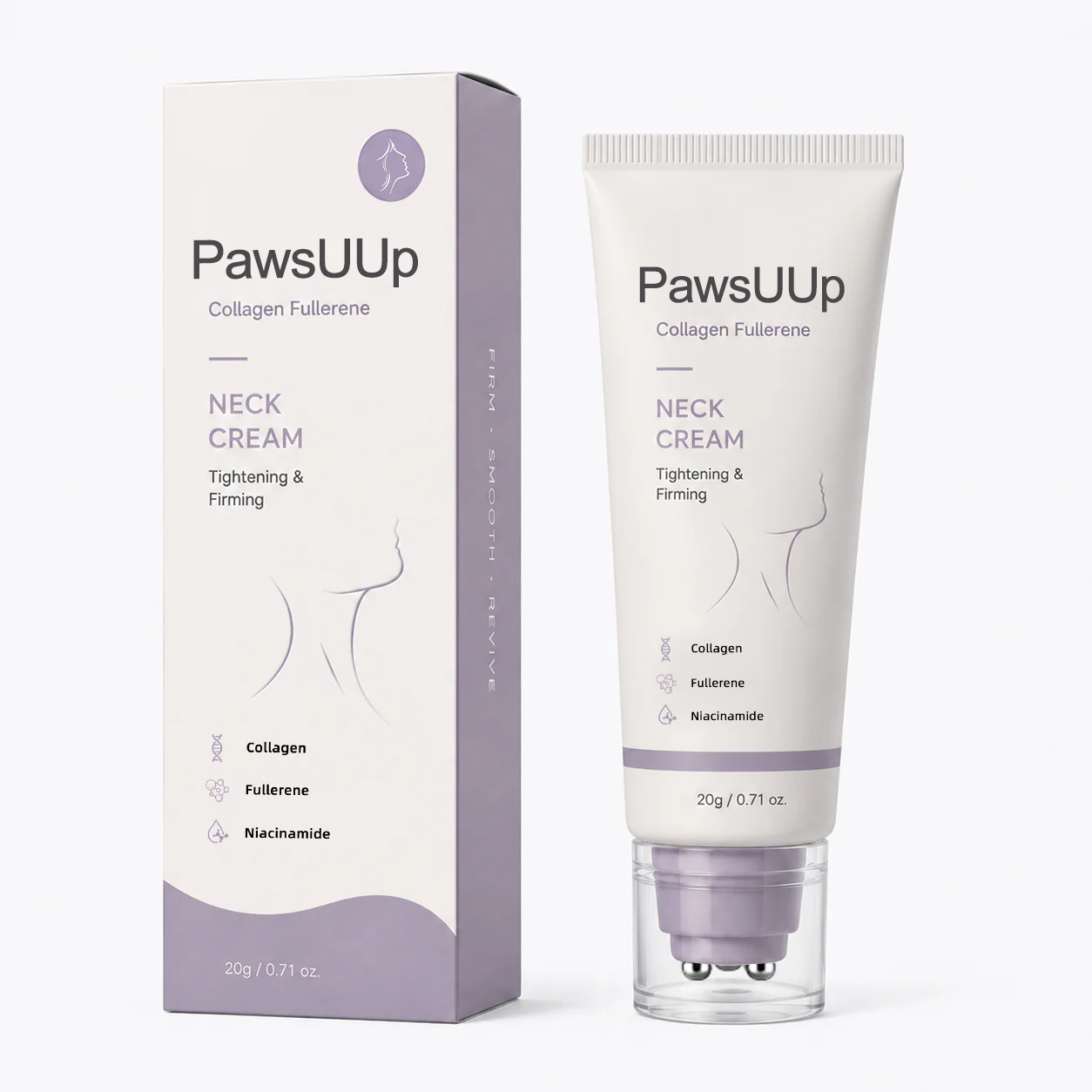All-in-One Roller Massage Cream 🧴 Collagen & Hyaluronic Acid | Firm, Lift & Smooth Skin from Neck to Body