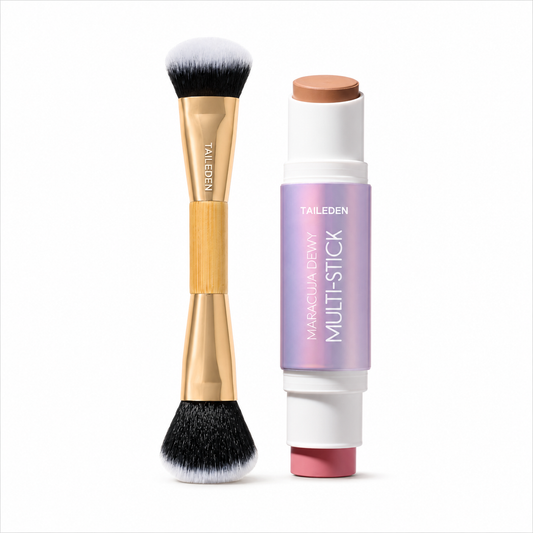 Double-Ended Blush & Bronzer Stick + Free Brush