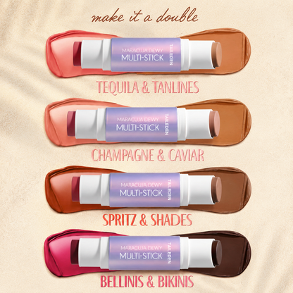 Double-Ended Blush & Bronzer Stick + Free Brush