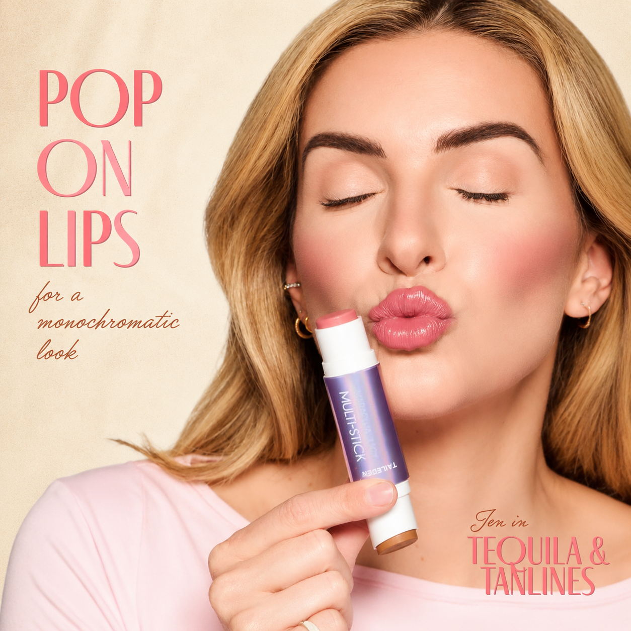 Double-Ended Blush & Bronzer Stick + Free Brush