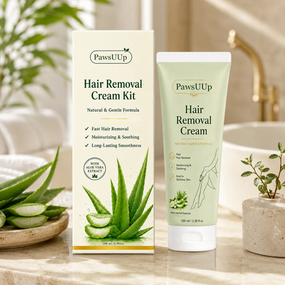 Natural Gentle Hair Removal Cream | For Women & Men, Sensitive Skin