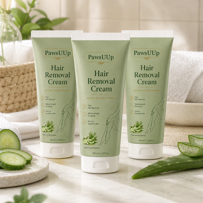 Natural Gentle Hair Removal Cream | For Women & Men, Sensitive Skin
